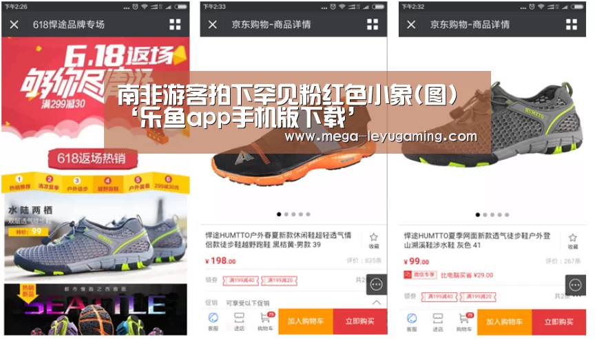 南非游客拍下罕见粉红色小象(图)‘乐鱼app手机版下载’(图1) 乐鱼平台