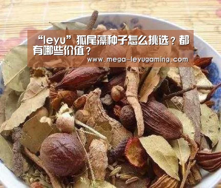 “leyu”狐尾藻种子怎么挑选？都有哪些价值？(图3)